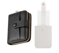 Pocket Menta Nera Da 1 -Parte E Borsa Per Carta Da 1 -Parte, Portafoglio Piccolo Semplice, Portafoglio In Pelle Pu -Lady, Accessori Id -Storage, Borse Per La Memoria Della Carta.