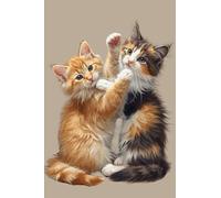 Pocket Notebook: Small 4x6 100 lined sheets personal Kittens theme purse size notepad for notes, messeges, reminders, shopping lists
