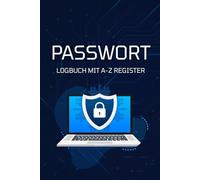 Pocket Password Book - Small Password Organizer with A-Z Index: Password Logbook for Internet Logins, Wi-Fi and Computer Access