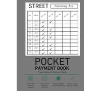 Pocket Payment Tracker: Compact Customer Payment Record Book for Window Cleaning, Gardening, Pressure Washing, Mobile Service & Round-Based Businesses