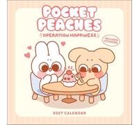 Pocket Peaches 2027 Wall Calendar with Stickers: Operation Happiness