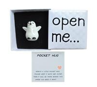 Pocket Penguin - Paper + PP, Portable Encouragement Keepsake Motivational Card Uplifting & Charming | Inspirational Gift Card For Kids Teens Adults Students Birthday Christmas Graduation Valentine's