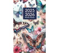 pocket planner 2025-2026: 2 Year - January 2025 - December 2026 with Inspirational Quotes and Phases of the moon