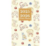 Pocket Planner 2025-2026: 24-Month Monthly Planning From January 2025 To December 2026 | Small Size for Purse with Funny Cats