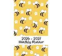 Pocket Planner 2026-2027: TwoYear Small Size Organizer from January 2026 to December 2027 with Cute Bee Cover