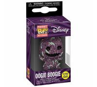 Funko Pop! Portachiavi: The Nightmare Before Christmas - Oogie - (insetti) - Glow In the Dark - Portachiavi fantasia - Mini figura da collezione - Regalo di Natale - Merchandising ufficiale