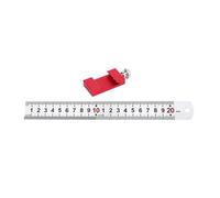 Pocket Righello Carpentiere Scribing Carpenteria Acciaio Piazza Strumenti di Lavorazione Del Legno Misurazione Precisa Marcatura Posizionamento Accurato
