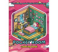"Pocket room coloring book": 24 stunning and whimsical illustrations!