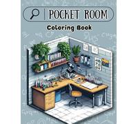 Pocket Room Coloring Book: Discover the Charm of Tiny Interiors with Intricate, Relaxing Designs