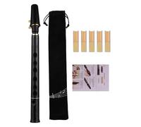 Pocket Sax, 8-Hole C Key Sassofono, strumento pratico per musicisti e beginners, strumento con Reeds & Carrying Bag, portatile Easy-to-Use Musical Instrument
