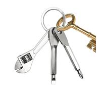 Pocket Screwdriver Set Stainless Steel Compact Repair Tool Kit With Wrench