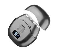 Pocket Shaver - Digital Display Beard Trimmer | Rechargeable Electric Razor, Double Blade Shaving Tool for Mustache, Facial Hair, Beard, Lightweight Grooming Device for Men’s Travel Kit, Home