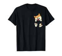 Pocket Shiba Inu Feet Cute Doge Akita Dog Lover Owner Gift Maglietta