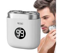 Pocket Size Electric Shaver | Compact USB Charging Men's Beard Trimmer | Portable Beard Grooming Trimmer for Traveling and Car Journeys, Perfect for -the-Go Grooming Anytime, Anywhere