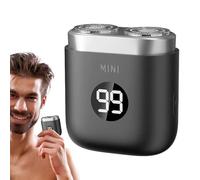Pocket Size Electric Shaver | Compact USB Charging Men's Beard Trimmer | Portable Beard Grooming Trimmer for Traveling and Car Journeys, Perfect for -the-Go Grooming Anytime, Anywhere