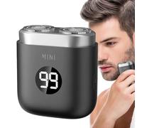 Pocket Size Electric Shaver, Compact USB Charging Trimmer, Portable Beard Grooming Trimmer, Men's Beard Trimmer, Travel-Friendly Electric Shaver, USB Rechargeable Shaver,