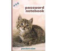 Pocket Size Password Notebook: Cute Small Internet Organiser with 100 Alphabetical Pages | 4"x6" | Space for 300 Passwords | 3 Notes Pages | Ideal ... Anyone Who Needs to Keep Their Passwords Safe