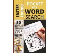 POCKET SIZE WORD SEARCH PUZZLE BOOK: EASY TO READ PRINT Word Search about EASTER, Spring, Holidays and more [5X8|50 puzzles|700+words] Perfect for ... Seniors, Holidays and other Occasions.