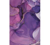 Pocket-Sized Discreet Gratitude & Reflection Journal: Lined Notebook with Date Header | Portable 4.1 x 6 Inch Elegant Purple Cover for Daily Gratitude, Journaling, and Mindfulness on the Go