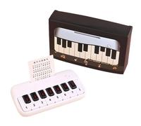Pocket Small Piano, Small Keyboard Piano, 15 Keys Educational Piano, Beginner Music Keyboard for Kids, 15 Key Piano for Early Learners, 15.5x3x8cm Portable Music Instrument for Boys and Girls