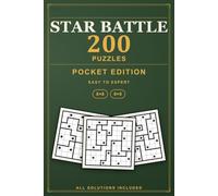 Pocket Star Battle Puzzles: 200 Two Not Touch Logic Puzzles from Easy to Expert, All Solutions Included - Pocket Edition