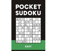Pocket Sudoku: 150+ Easy Puzzles for Adults | Compact Travel Size Book (4x6 Inches)