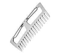 Pocket Titanium Hair Comb, Keychain Comb Tool, Anti-Static Outdoor Comb, Titanium Hair Combs, Compact Grooming Tool, Multi Functional Carabiner, Outdoor Sports Combs, Hiking Comb Tool, Carabiner Hair