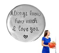 Pocket Tokens | Latta amore moneta sentimento fatta a mano | Collezione d'amore per la collezione di monete commemorative per ispirare e rendere lui/la sua felicità