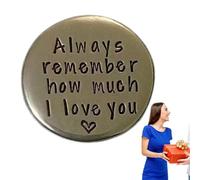 Pocket Tokens - Monete d'amore, souvenir fatti a mano | Sentiment Collectible, token di commemorativa, incantesimi tascabili ispirati da regalare e portargli la felicità