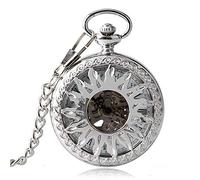 Pocket Watches Double Sided Face Carving Pocket Watch Mechanical Hand Wind Men's Women's