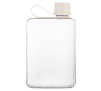 Pocket Water Bottle - 500ml Portable Flat Drink Flask, Leak Proof Slim Hydration Container, Lightweight Cold Beverage Storage Bottle Compact Space Saving Design | Sports Travel Office School Outdoor