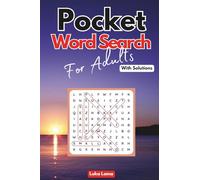 Pocket Word Search Puzzle: Travel Word Find Activity Puzzle For Adults | Mini Small Compact Word Search Brain Game 4x6 Inches | With Answers