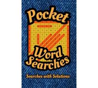 Pocket Word Searches: Fun, Travel-Size Puzzle Book | 100 Pages | Cute Denim Cover | Relaxing Brain Game for Adults and Teens