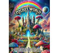 Pocket World: Adults & Kids Coloring Book, 100 Unique illustrations for Relaxation and Creativity