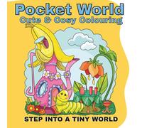 POCKET WORLDS: Cute & Cosy hand-drawn colouring, with ladybugs, caterpillars and snails for kids and teens. For relaxation and fun.