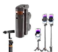 Pocketflex - Mini treppiede, rotazione a 360°, flessibile, originale, accessorio per telefono, compatibile con controllo remoto, per registrazione video (nero)