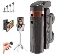 Pocketflex Mini Tripod, Tripod Jj02 Pocketflex, Razunoth Tripod Mini Jj02, Pocketflex Tripod with Detachable Remote Control, Foldable 360° Rotation Mini Cell Phone Assisted Selfie Stick (Black)