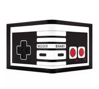 PocketGear Controller di Gioco Retro Epoca d'Oro Classica 8-Bit Portafoglio/Portamonete Bi-Fold Tasca per Monete & Porta Carte, Nero