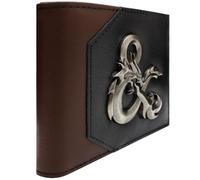 PocketGear D&D Segrete Tabletop e Draghi Gioco di Ruolo Emblema Portafoglio/Portamonete Bi-Fold Porta Documento & Carte, Marrone