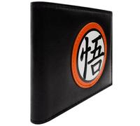 PocketGear Difensore della Terra Abito da Combattimento Gi Go Kanji Emblema Portafoglio/Portamonete Bi-Fold Porta ID & Carte, Nero