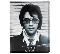 PocketGear Il Re Del Rock And Roll Ha Lasciato L'edificio Portafoglio/Portamonete Bi-Fold Porta ID & Carte, Bianco Sporco