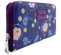 PocketGear Other World Film Bottoni per Occhi Intrappola la tua Anima Borsa/Portamonete Clutch Tasca per Monete & Porta Carte, Blu