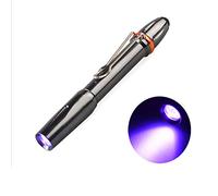 POCKETMAN Torcia UV 395nm con clip LED Blacklight Pen Light Detector Pet Urine Stain Detector (confezione da 1)