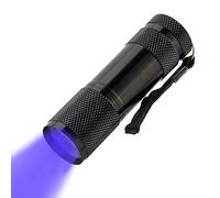 POCKETMAN Torcia UV LED 395nm - Ultra Violet Flashlight/Blacklight - Rivelatore Macchie e Urina di Animali per Abiti, Moquette e Tappeti