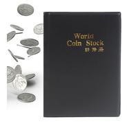 Pockets Coin Album - 120-Grid Coin Albums | coiins Collecting Book | coiins Holder Storage Binder For History Class, School Project, Museum Display, Cultural Preservation, Retirement Gift, Souvenir