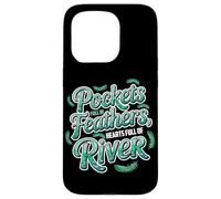 Pockets full of feathers, hearts full of river Custodia per iPhone 15 Pro