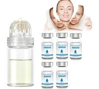 Pockmarksheal - Sistema di micro infusione per viso, rullo microdart con acido ialuronico, sistema per micro infusione, migliora le linee del viso e le rughe, set per la cura della pelle (5 set)