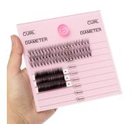 POCMKO Confezione da 1 supporto per pallet per extension per ciglia, dimensioni più grandi, supporto per colla adesiva, piastrelle per ciglia, pallet professionale per extension per ciglia