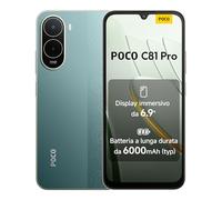 POCO C81 Pro, Smartphone 4+256GB, Verde, Batteria da 6000mAh(typ)