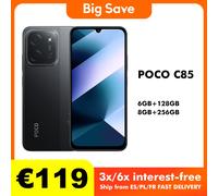 POCO C85 6GB/128GB 8GB/256GB NFC Versione globale Smartphone Fotocamera 50MP Batteria 6000mAh Purple